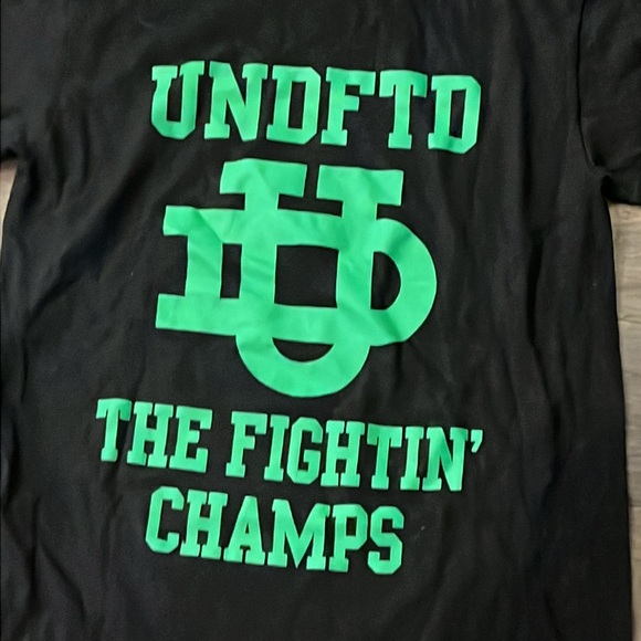 Undefeated The Fightin Champs Short sleeve T Shirt black Mens Size Small - Picture 9 of 15